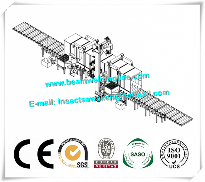 Macchina automatica industriale di granigliatura per la componente d'acciaio di Struction 2